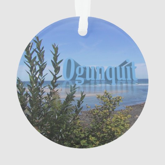 Ogunquit, Maine Ornament (Rückseite)