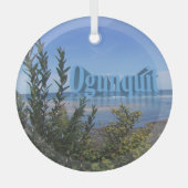 Ogunquit, Maine Ornament Aus Glas (Vorderseite)