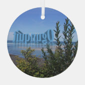 Ogunquit, Maine Ornament Aus Glas (Rückseite)