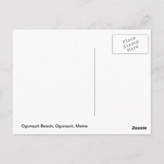 Ogunquit, Maine Postkarte (Rückseite)