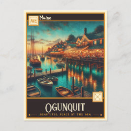 Ogunquit, Maine | VINTAG Postkarte