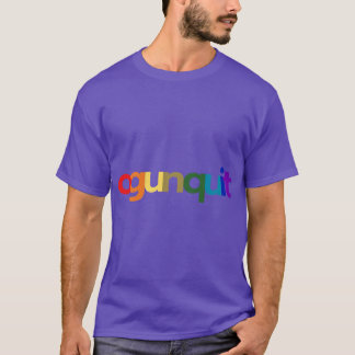Ogunquit Pride Rainbow Print Oversified T-Shirt