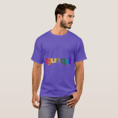 Ogunquit Pride Rainbow Print Oversified T-Shirt (Vorne ganz)