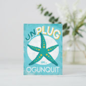Ogunquit Starfish Beach Nautical Postkarte (Stehend Vorderseite)