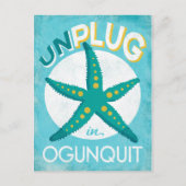 Ogunquit Starfish Beach Nautical Postkarte (Vorderseite)