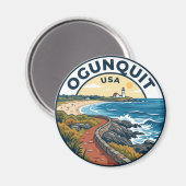 Ogunquit USA Magnet (Vorderseite/Rückseite)