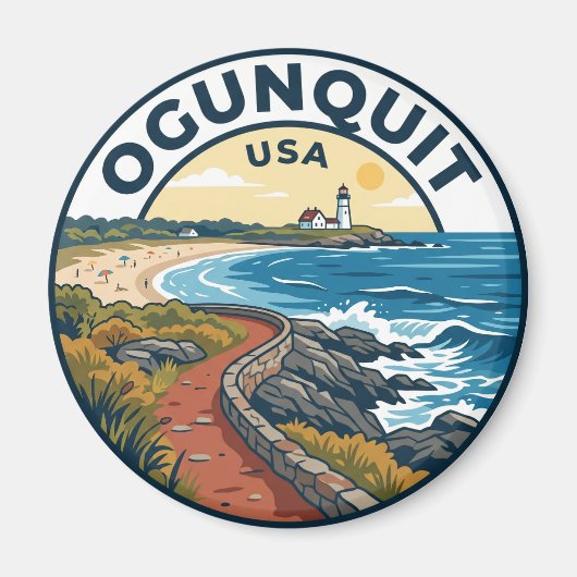 Ogunquit USA Magnet (Vorne)