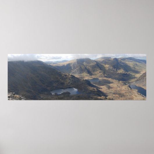 Ogwen Valley, Snowdonia Poster (Vorne)