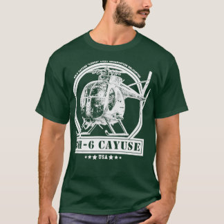 OH6 Loach Cayuse Hubschrauber (2) T-Shirt