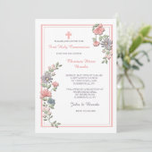 Oh, also rosa Einladung (Stehend Vorderseite)