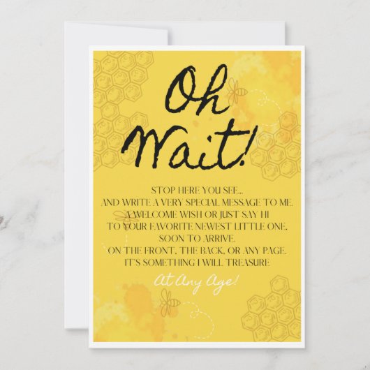 Oh Babbook Gästekarte (Vorderseite)