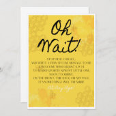 Oh Babbook Gästekarte (Vorne/Hinten)