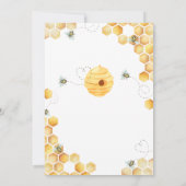 Oh Babee Baby Dusche Einladung (Rückseite)