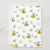 Oh BaBee Babydusche Einladung (Rückseite)