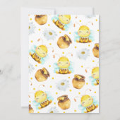 Oh BaBee Babydusche Einladung (Rückseite)