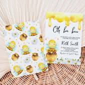 Oh BaBee Babydusche Einladung