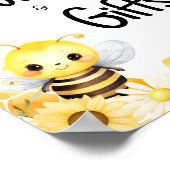 Oh Babee Bee Baby Dusche Bücher und Geschenke Poster (Ecke)