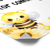 Oh Babee Bee Baby Dusche Danke, dass du gekommen b Poster (Ecke)