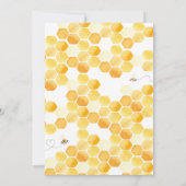 Oh Babee Bee Baby Dusche Einladung (Rückseite)