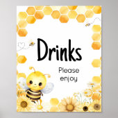 Oh Babee Bee Baby Duschgetränke Poster (Vorne)