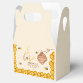 Oh Babee, Cute Watercolor Bee Baby shower Geschenkschachtel (Geöffnet)