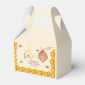 Oh Babee, Cute Watercolor Bee Baby shower Geschenkschachtel (Vorderseite)