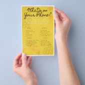 Oh Babee, was ist auf deinem Handyspiel? Flyer (Handgriff)