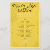 Oh Babee würde sie eher spielen Flyer (Vorne)