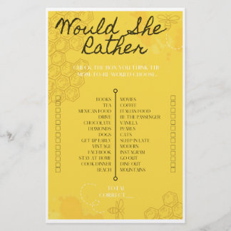 Oh Babee würde sie eher spielen Flyer