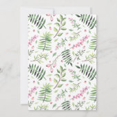 Oh Baby A Little Peanut Boho Elephant Baby Dusche Einladung (Rückseite)