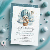 Oh Baby Adventure beginnt Welpe in Hot Air Ballon Einladung