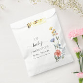 Oh, Baby! Aquarell Wildblume Babydusche Geschenktütchen (Versiegelt)