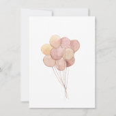 Oh Baby , Baby Dusche Einladung (Rückseite)