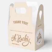 Oh Baby - Baby Duschkabine (Beige) Geschenkschachtel (Geöffnet)