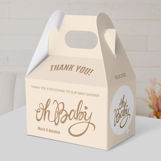 Oh Baby - Baby Duschkabine (Beige) Geschenkschachtel