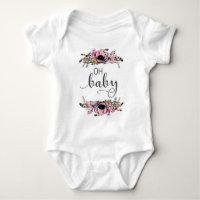 Oh Baby | Baby Girl Boho Blumenfüther Frame Tutu