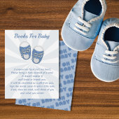 Oh Baby | Baby Shots Dusty Blue Boy Buchanfrage Begleitkarte