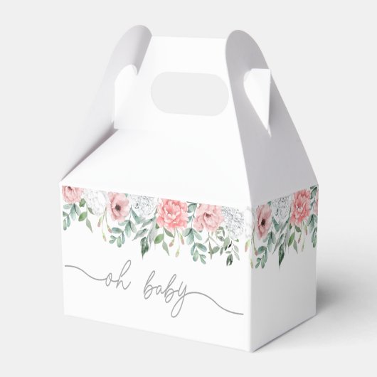 OH BABY, BABY SHOWER PARTY LIEFERT NAPKINS PAPIER GESCHENKSCHACHTEL (Vorderseite)