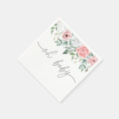 OH BABY, BABY SHOWER PARTY LIEFERT SERVIETTE (Ecke)