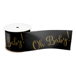 Oh Baby Baby Shower Satinband