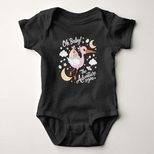 Oh, Baby! Baby Shower T - Shirt (Vorderseite)