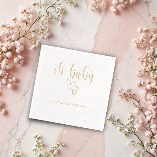 "Oh Baby" Babydusche Napkins Servietten Mit Folie