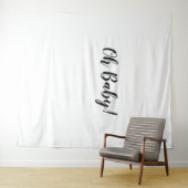 Oh Baby Backdrop Oh Baby Banner Band Wandteppich (Beispiel (Horizontal))