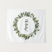 Oh Baby Backdrop Oh Baby Banner Band Wandteppich (Vorderseite (Horizontal))