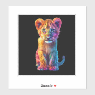 Oh Baby Big Cat Cub Aufkleber