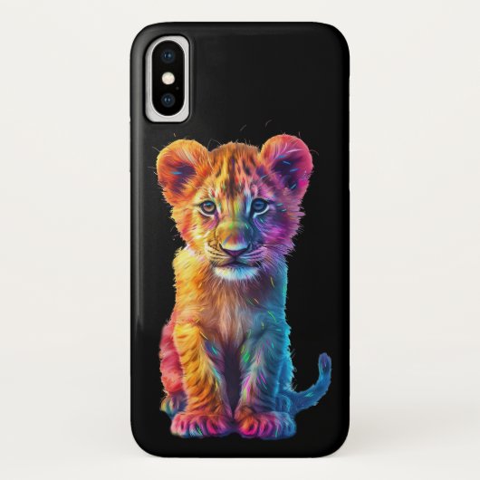 Oh Baby Big Cat Cub Case-Mate iPhone Hülle (Rückseite)