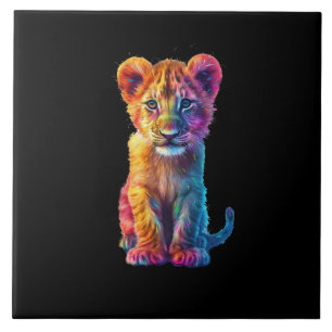 Oh Baby Big Cat Cub Fliese