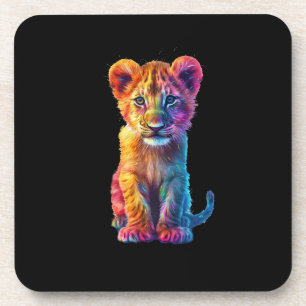 Oh Baby Big Cat Cub Getränkeuntersetzer