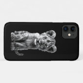 Oh Baby Big Cat Cub Gray Case-Mate iPhone Hülle (Rückseite (Horizontal))