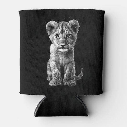 Oh Baby Big Cat Cub Gray Dosenkühler (Vorderseite)